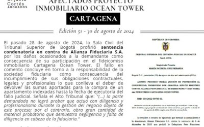 Superfinanciera confirma sentencia condenatoria a Alianza Fiduciaria